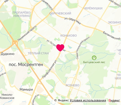 На карте