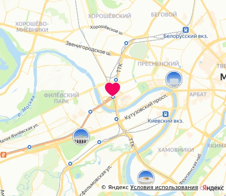 На карте