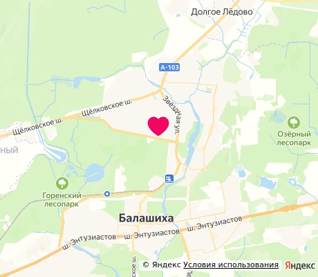 На карте