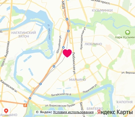 На карте