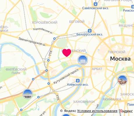 На карте