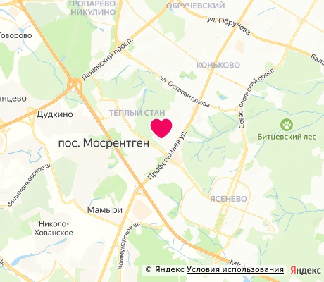 На карте