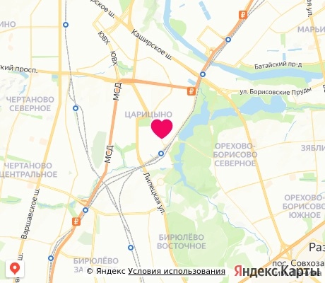 На карте