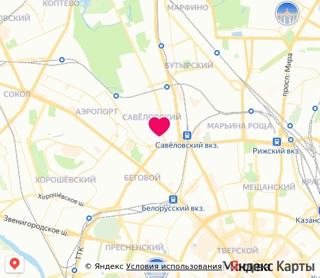 На карте