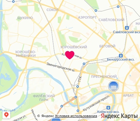 На карте