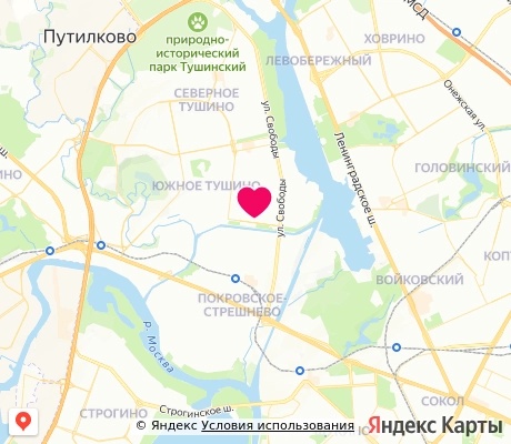 На карте