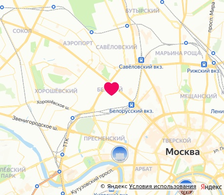 На карте