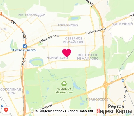 На карте