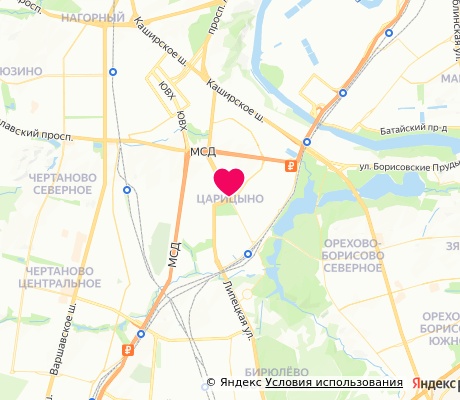 На карте