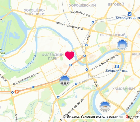На карте