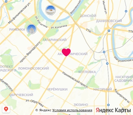 На карте