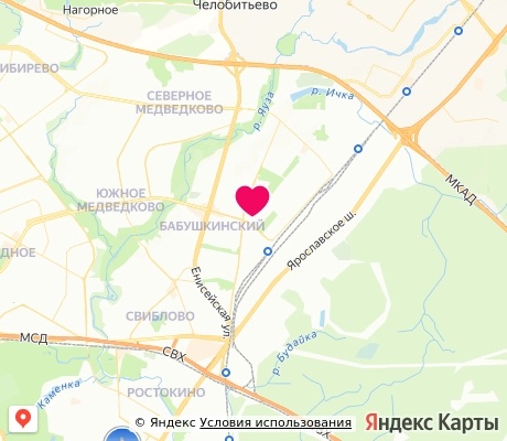На карте