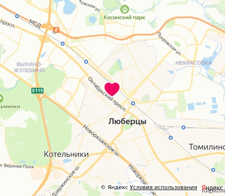 На карте
