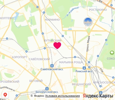 На карте