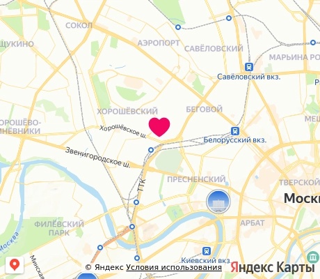 На карте