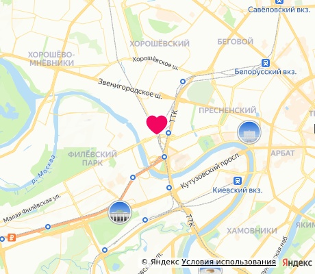 На карте