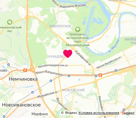 На карте