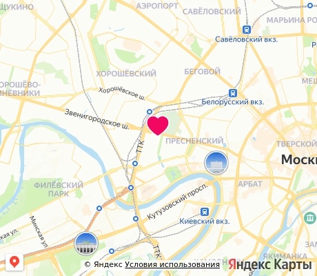 На карте
