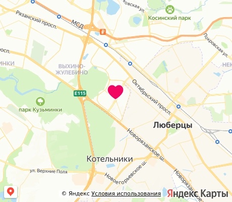 На карте