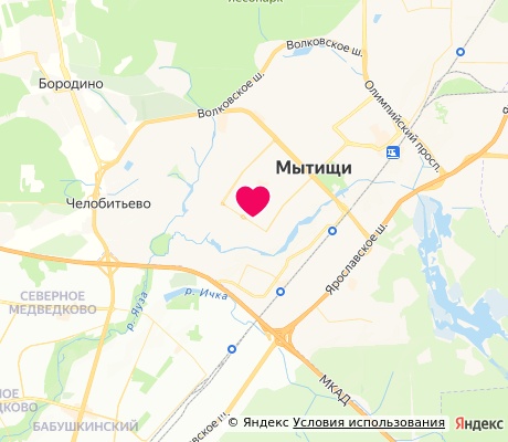 На карте