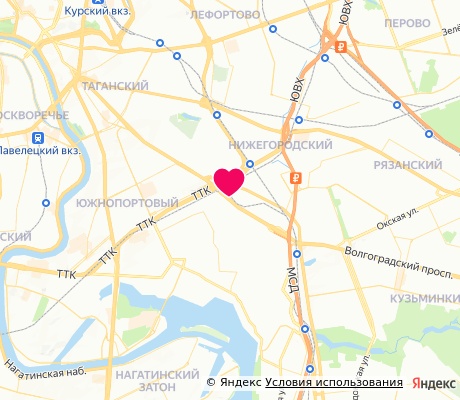 На карте