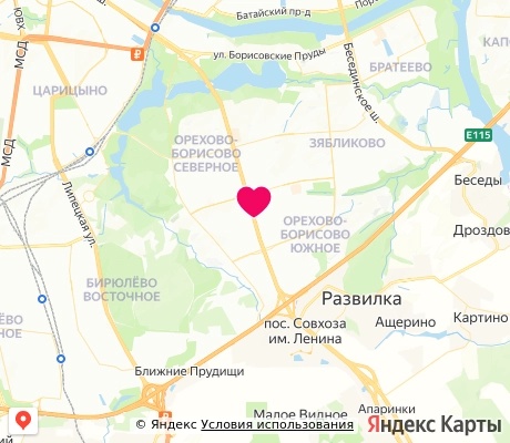 На карте