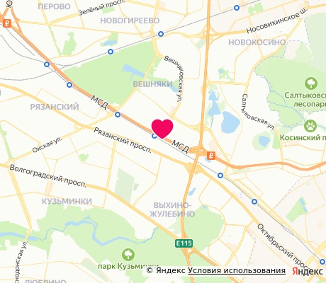 На карте