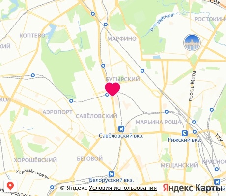 На карте