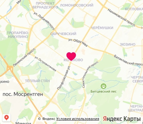 На карте