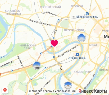 На карте