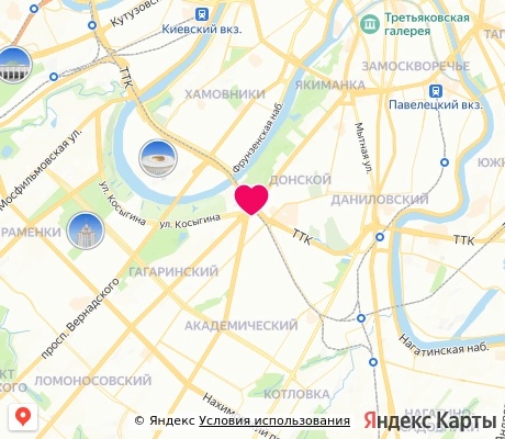 На карте
