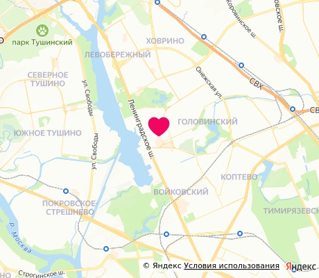 На карте