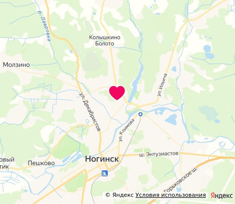 На карте