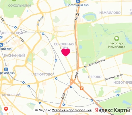 На карте