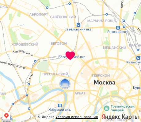 На карте