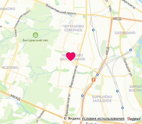 На карте