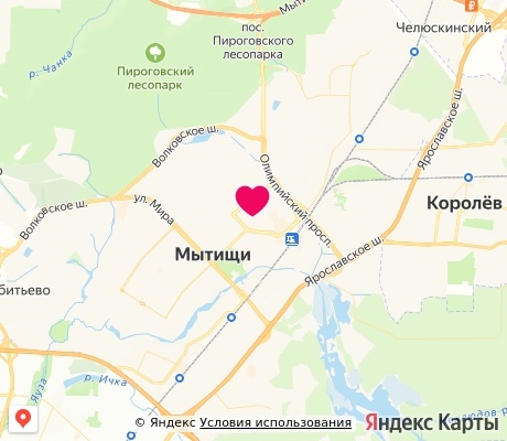 На карте
