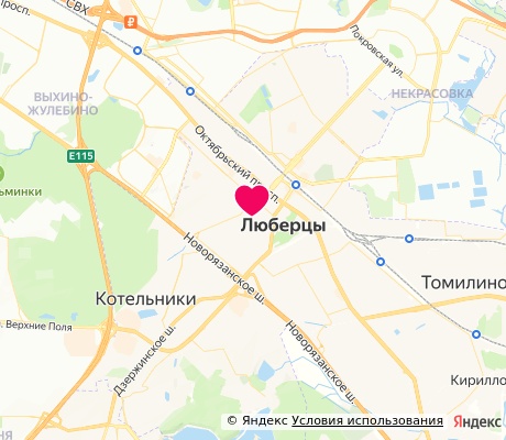 На карте