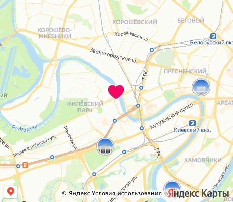 На карте