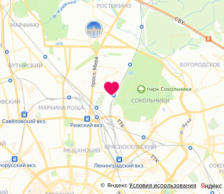 На карте