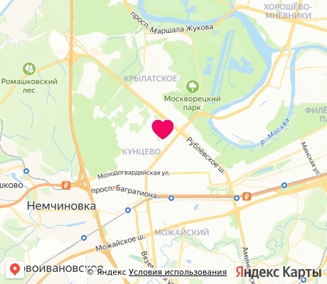 На карте
