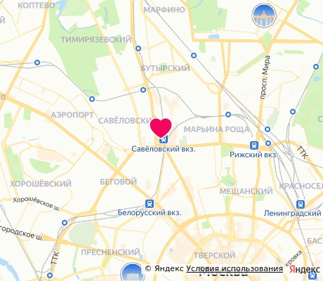 На карте