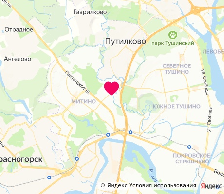 На карте