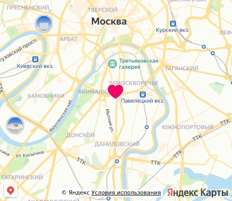 На карте