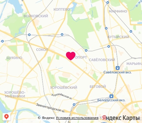 На карте