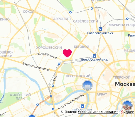 На карте