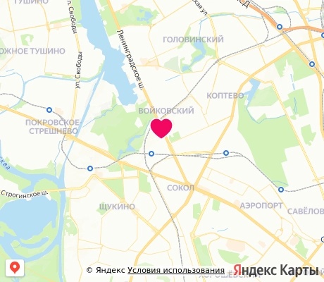 На карте