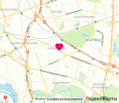 На карте