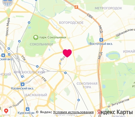 На карте