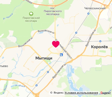 На карте